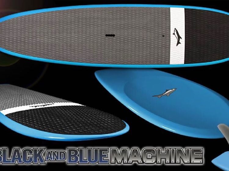 2020 Jimmy Lewis Black & Blue Machine - 9' 6", 28.5 inches